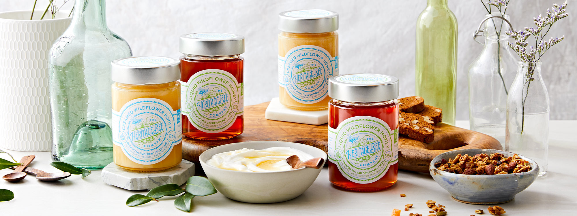 Buy 100% Ontario Wildflower Honey. RAW. Unpasteurized. Unfiltered