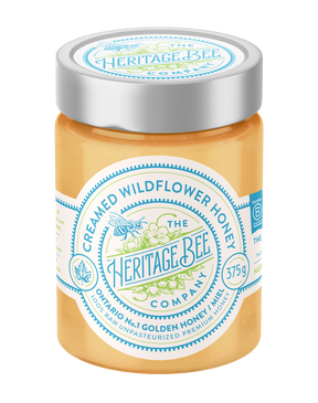 Heritage Bee Co Local creamed honey made with 100% Ontario honey. Premium and handcrafted