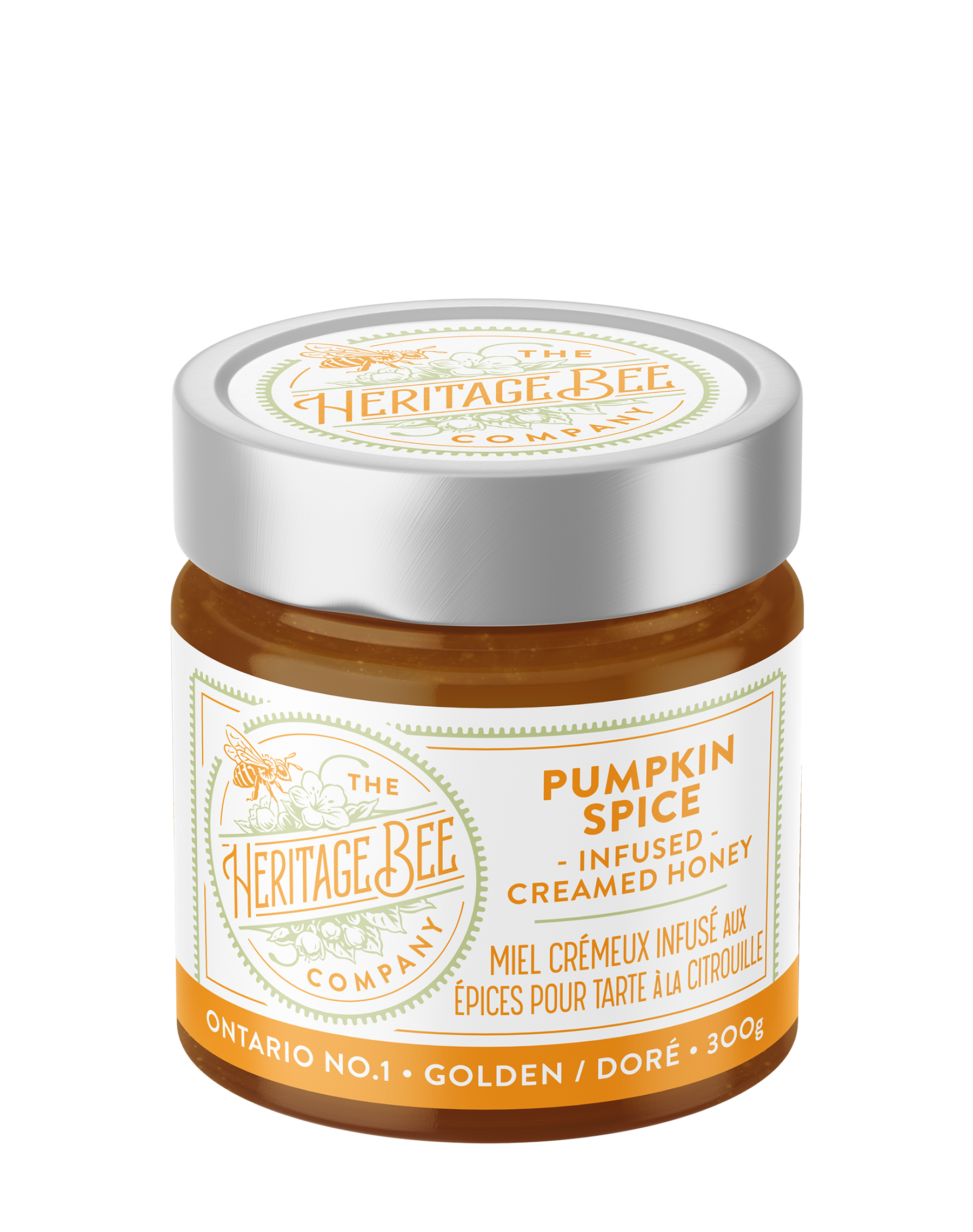 Pumpkin Spice Creamed Local Ontario Honey | Heritage Bee