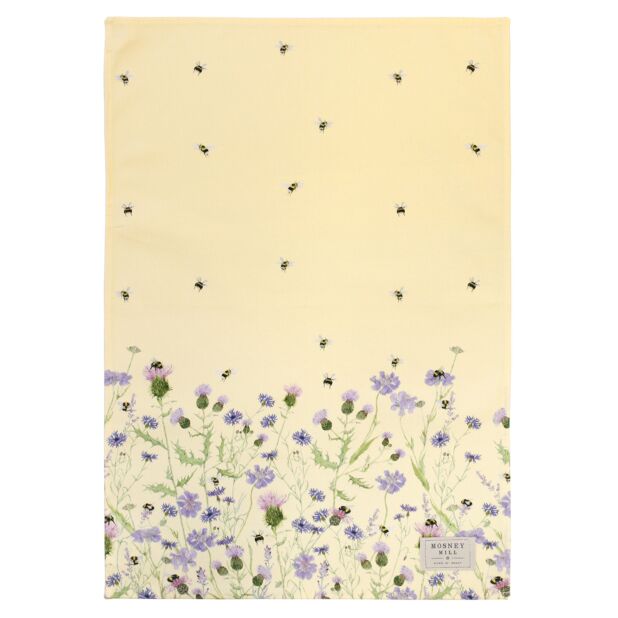 Tea Towel - Bee & Flower