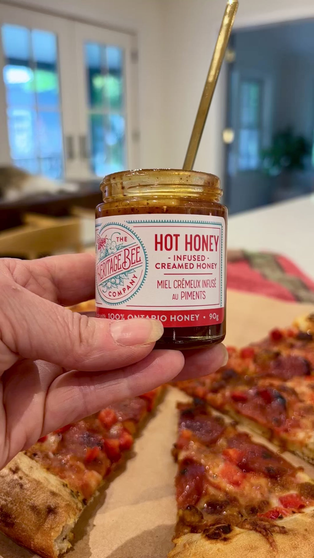 Hot Honey is perfect with pizza!