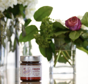 Cinnamon Creamed Honey - Heritage Bee Co. Floral arrangements.