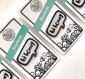 Lapel Pin - Hi Honey - Heritage Bee Co.
